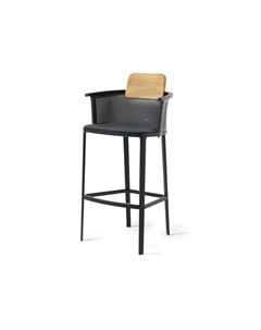 Барный стул nicolette черный 57x46x106 см Ethimo