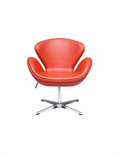 Кресло swan chair красный 61x95x61 см Bradexhome