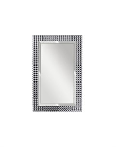Зеркало прямоугольное с кристаллами серебристый 65x100x2 см Garda decor