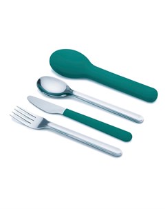 Набор столовых приборов goeat cutlery set зеленый 16x5x3 см Joseph joseph