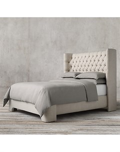 Кровать atherton fabric серый 168x130x214 см Idealbeds