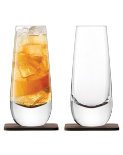 Набор из 2 бокалов на подставке whisky islay прозрачный 5x16x5 см Lsa international