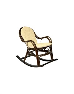 Кресло качалка marisa r коричневый 66x95x114 см Ecogarden