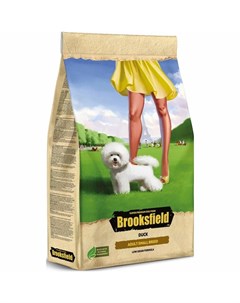 Adult Dog Small Breed сухой корм для собак с уткой и рисом 0 7 кг Brooksfield