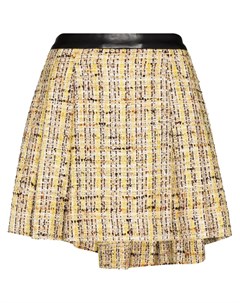 Твидовая мини юбка со складками Natasha zinko