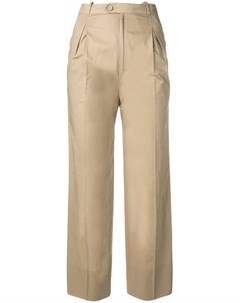 Укороченные брюки прямого кроя 1970 х годов Jean louis scherrer pre-owned
