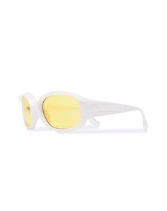 Солнцезащитные очки в овальной оправе с логотипом Burberry eyewear
