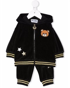 Спортивный костюм Teddy с блестками Moschino kids