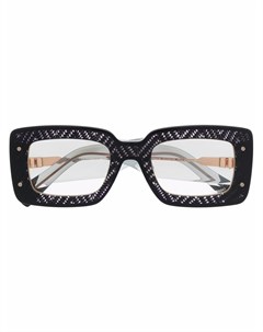Солнцезащитные очки в квадратной оправе с принтом Missoni eyewear