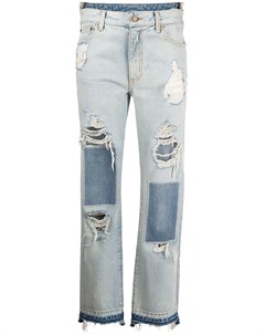 Прямые джинсы с завышенной талией Monse