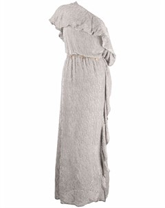 Платье асимметричного кроя с принтом Elisabetta franchi