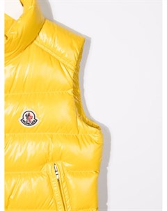 Жилет с нашивкой логотипом Moncler enfant