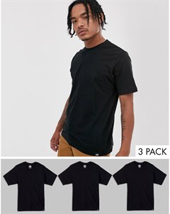 3 черные футболки Dickies