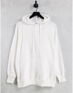 Oversized худи цвета экрю Stradivarius