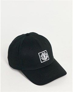 Черная кепка с логотипом Element