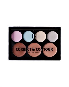 Палетка консилеров для лица Correct Contour 01 10г Ln professional