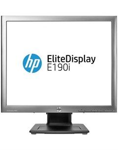 Монитор 19 EliteDisplay E190i черный IPS 1280x1024 250 cd m 2 8 ms DisplayPort VGA USB DVI E4U30AA Hp
