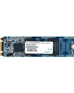 Твердотельный накопитель SSD M 2 256 Gb AP256GPPSS80 R Read 550Mb s Write 500Mb s 3D NAND TLC Apacer