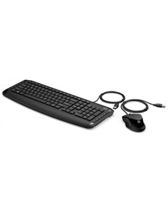 Клавиатура мышь Pavilion KeyboardandMouse200 клав черный мышь черный USB Hp