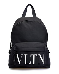 Вместительный рюкзак из нейлона с логотипом VLTN Valentino