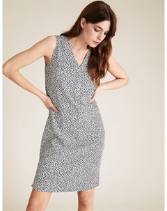 Платье прямого кроя с принтом в виде листьев Marks Spencer Marks & spencer