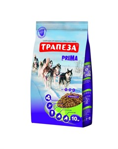 Корм Прима с говядиной для активных собак 10 кг Трапеза
