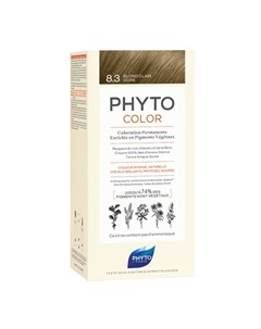 8 3 Фитоколор Краска для волос Светлый золотистый блонд Краски Phyto