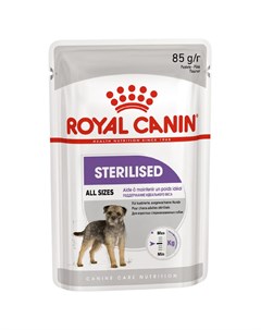 Корм для собак Sterilised Care для стерилизованных паштет пауч 85г Royal canin