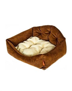 Лежак для собак Лофт коричневый 65х45 Happy puppy