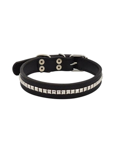 Ошейник для собак Металл 2сл 26мм 50см черный Zooexpress