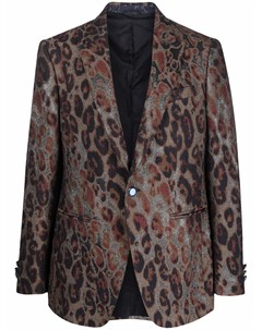Пиджак с леопардовым принтом Etro