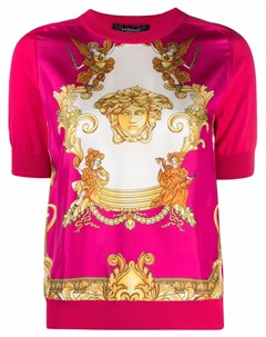 Футболка с принтом Baroque Versace