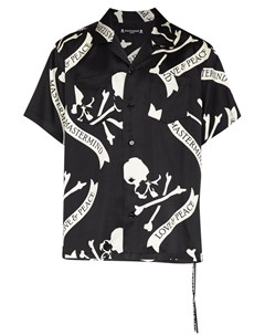 Рубашка с короткими рукавами и принтом Skull Mastermind japan