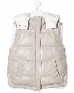 Дутый жилет Brunello cucinelli kids