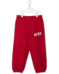 Спортивные брюки с нашивкой логотипом Nº21 kids