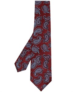 Шелковый галстук с принтом пейсли Kiton
