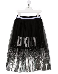 Пышная юбка с эффектом металлик Dkny kids