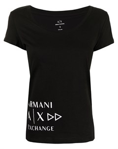 Футболка с логотипом Armani exchange