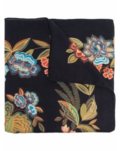 Кашемировый шарф с цветочным принтом Etro