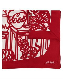 Шелковый платок Ai Weiwei The Silk Scarf Cats and Dogs Taschen