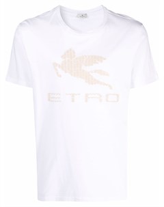 Футболка с вышитым логотипом Etro