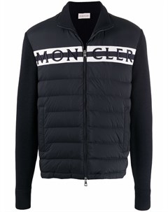 Стеганая куртка с вышитым логотипом Moncler