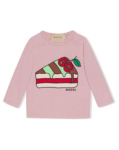 Толстовка с принтом и логотипом Gucci kids