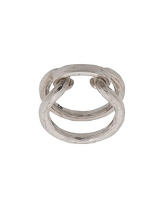 Серебряное кольцо Hammered Link Werkstatt:münchen