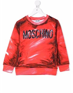 Толстовка с логотипом Moschino kids