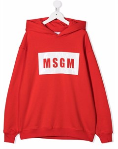 Худи с логотипом Msgm kids