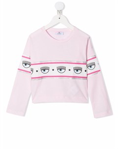 Футболка с логотипом из коллаборации с Chiara Ferragni Chiara ferragni kids