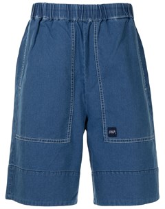 Джинсовые шорты с накладными карманами Sport b. by agnès b.