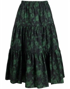 Ярусная юбка с цветочным принтом Kenzo