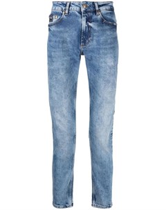 Узкие джинсы средней посадки Versace jeans couture
